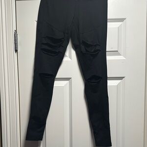 Zella Black Ripped Leggings